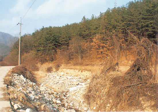 상교리 조선백자요지 전경 이미지