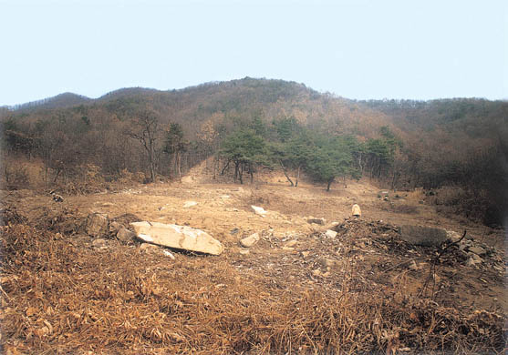 도전리 조선백자요지 전경 이미지