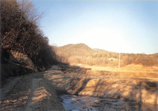 상교리 조선백자요지 전경 이미지